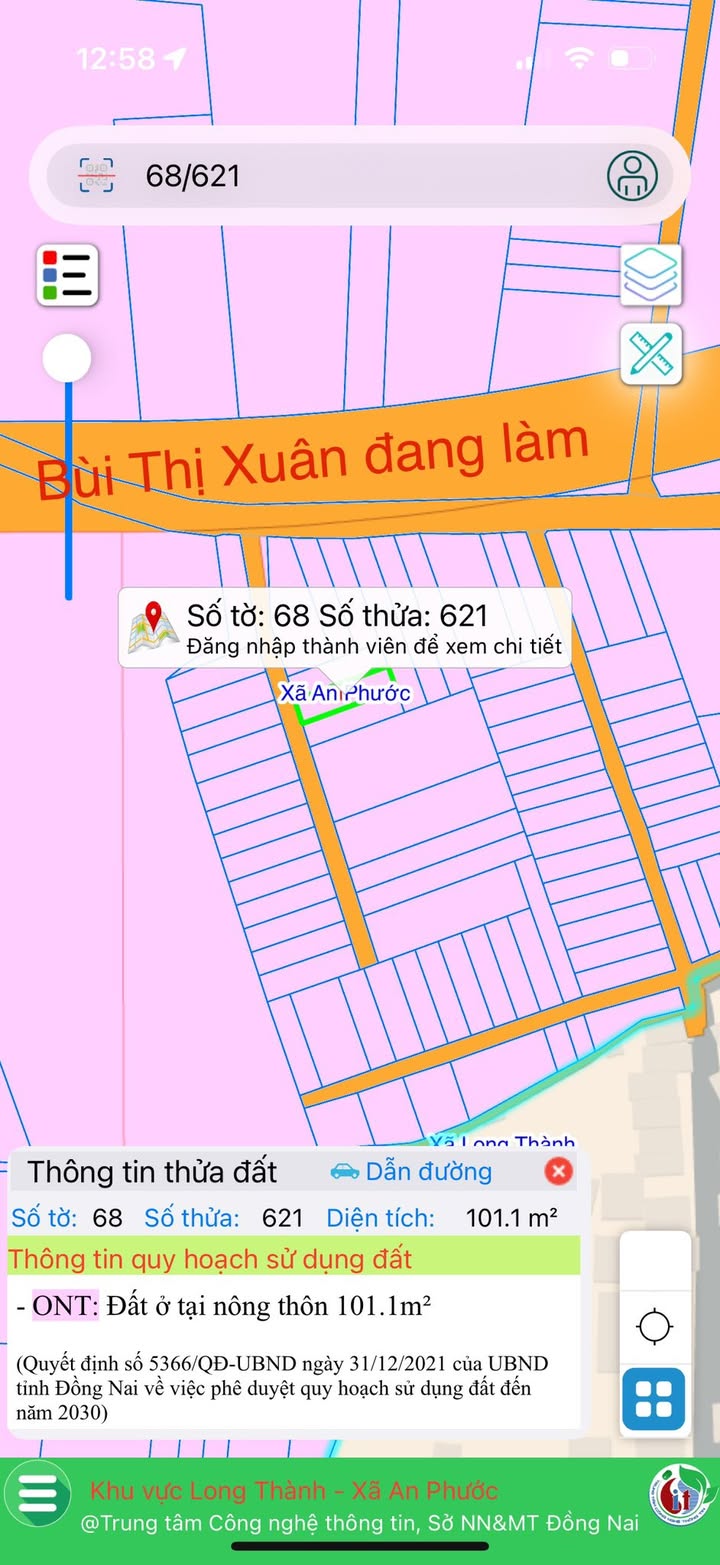 Đất thổ cư ấp 3 xã An Phước, 100m² giá 2.2 tỷ - Đầu tư sinh lời ngay!