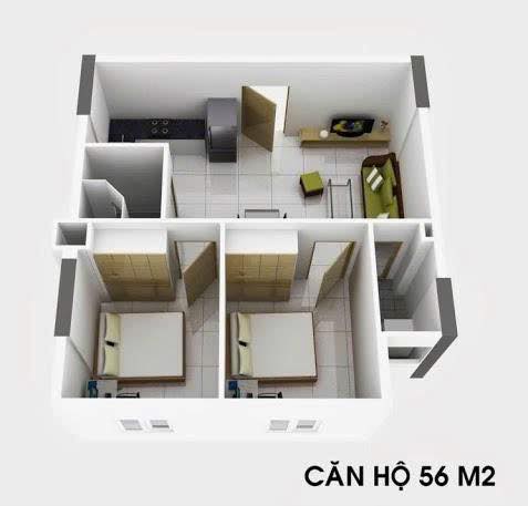Căn hộ Nhân Phú Q9 54m² giá 2,15 tỷ - Sổ Hồng chính chủ, vào ở ngay!