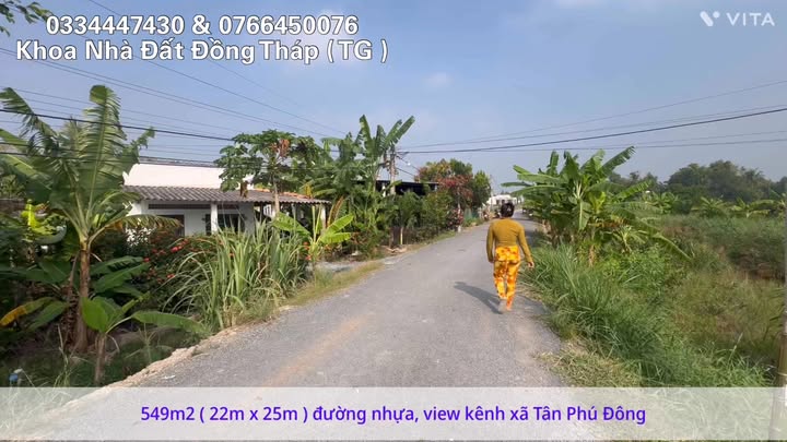 Đất vườn Tân Phú Đông 548.9m² giá 390 triệu - Đầu tư lý tưởng ngay mặt tiền!