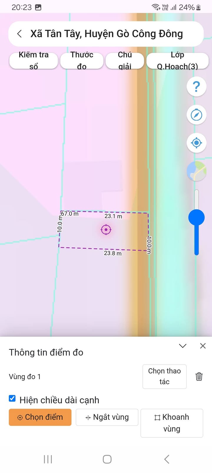 Đất nền Tân Tây Gò Công Đông 230m² giá 500 triệu - Sổ đỏ chính chủ, view kênh thoáng đãng!