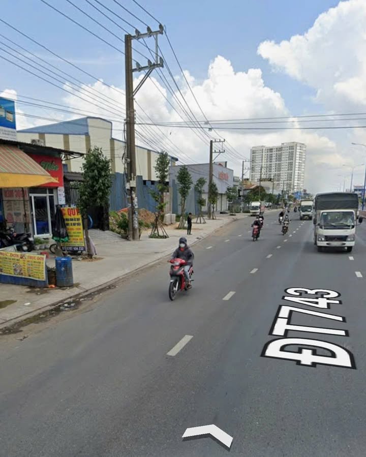 Kho mặt tiền ĐT 743, An Phú, 643m² giá 22 tỷ - Kinh doanh thuận lợi!