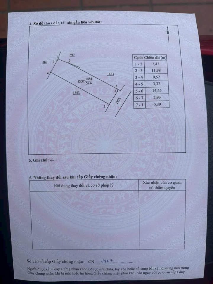 Đất nền Đại Lai 2, Phú Xuân 52.6m² giá chỉ 9xx triệu - Cơ hội đầu tư tuyệt vời!
