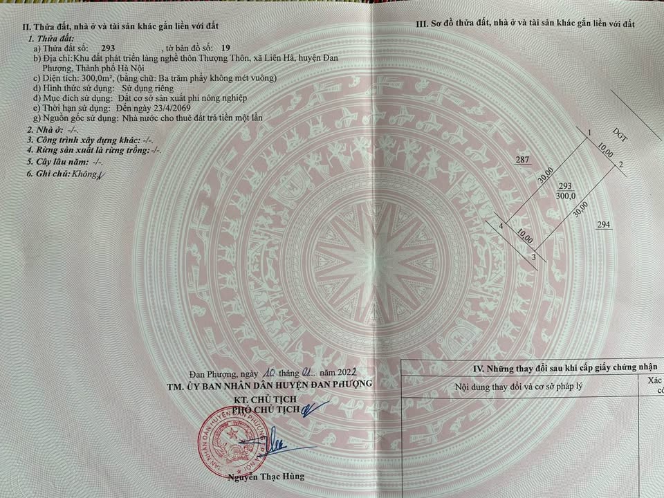 Đất làng nghề Liên Hà 300m² giá 6 tỷ - View hồ điều hòa tuyệt đẹp!