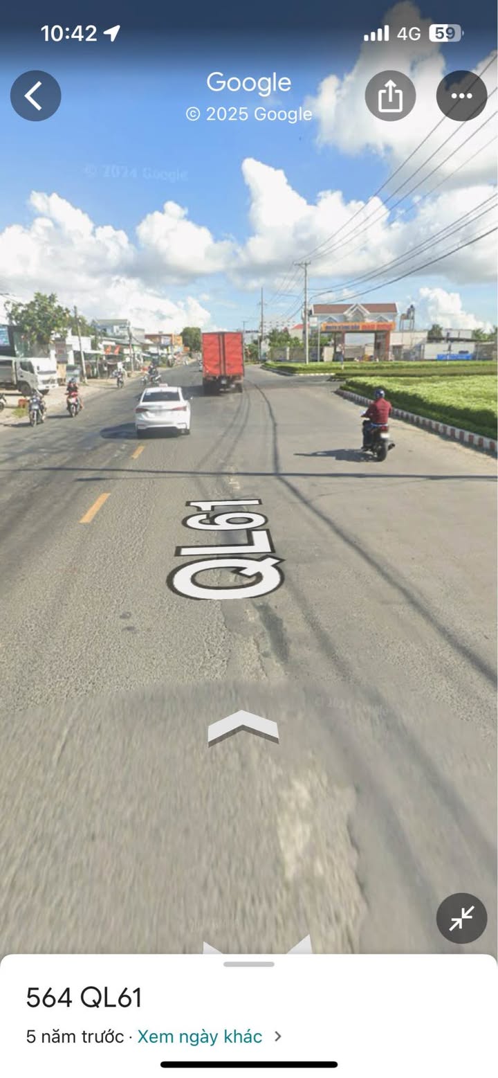 Đất mặt tiền QL61, xã Vĩnh Thành, 1401m² - Cơ hội đầu tư tuyệt vời!