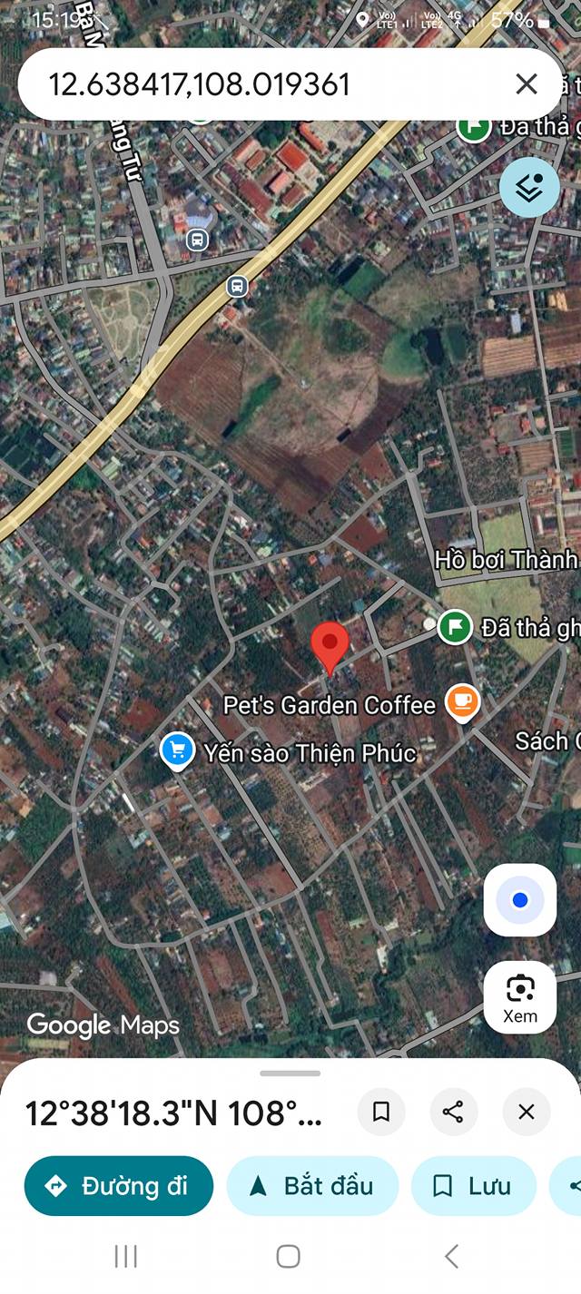 Đất nền 1,2 sào tại phường Ea Tam, Buôn Ma Thuột - Giá chỉ 3 tỷ - Đường bê tông ô tô vào tận nơi!