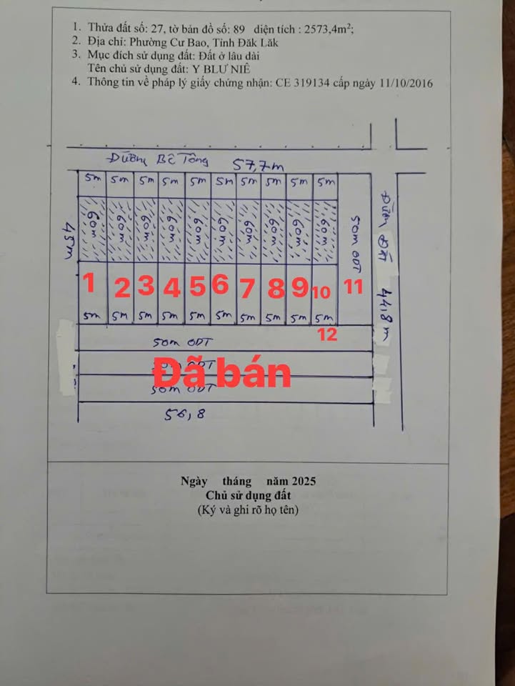 Đất nền Cư Bao, Buôn Hồ 150m² chỉ 299 triệu - Cơ hội đầu tư tuyệt vời!