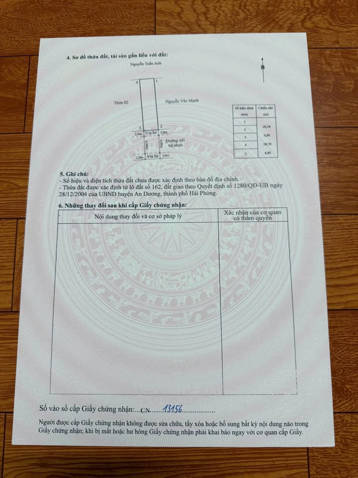 Đất nền chung cư An Dương 92m² giá chỉ 3 tỷ - Vị trí đắc địa không thể bỏ lỡ!