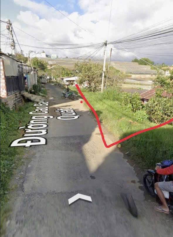 Bán lô đất mặt tiền đường Cao Bá Quát, Đà Lạt 142m² giá 3.3 tỷ - View thoáng đẹp!