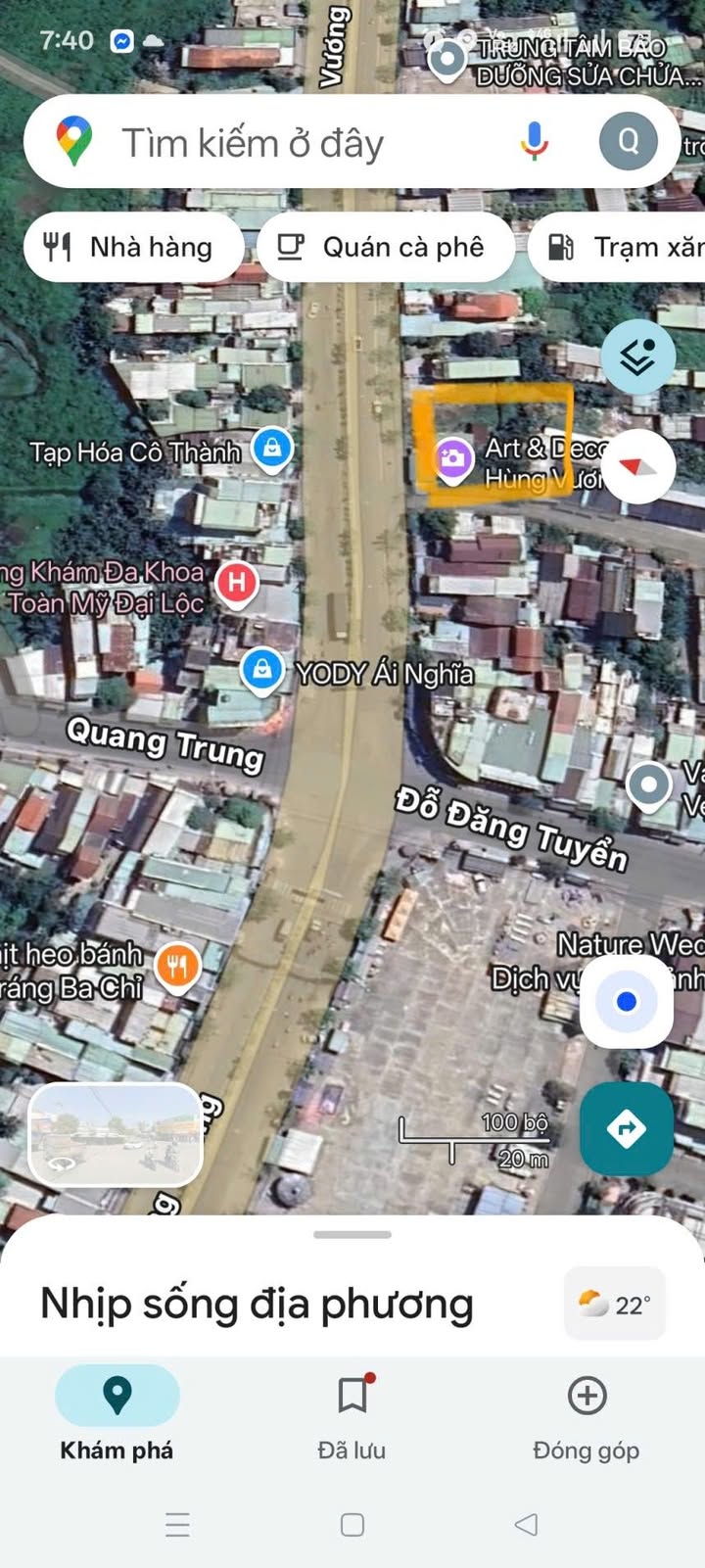 Bán lô đất mặt tiền đường Huỳnh Ngọc Huệ, Ái Nghĩa 374m² giá 9 tỷ - Vị trí vàng sinh lời!