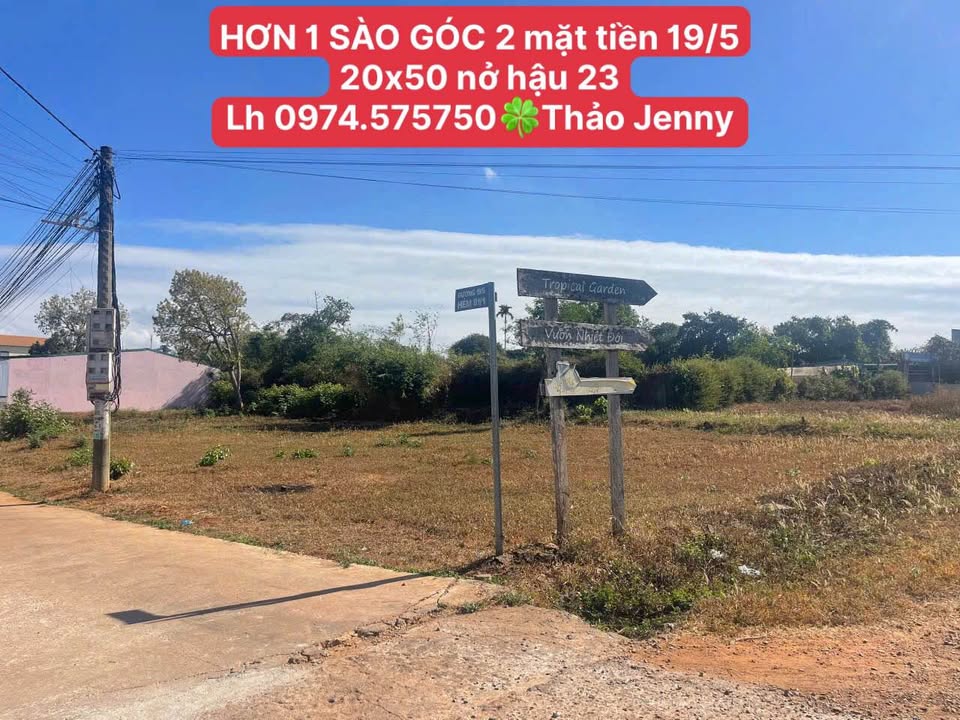 Đất phân lô 19/5 Ea Tam 1000m² giá 6.5 tỷ - Cơ hội đầu tư tuyệt vời!