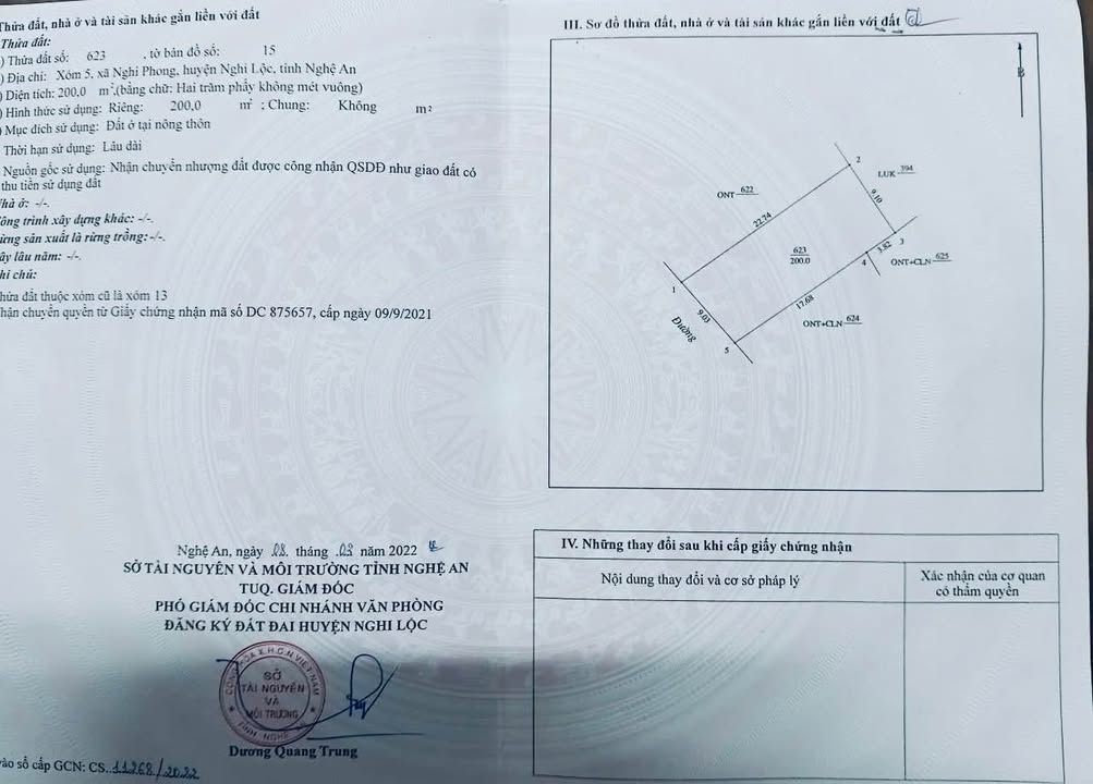 Đất thổ cư Nghi Phong 100m² giá tốt - Sẵn sàng giao dịch ngay!