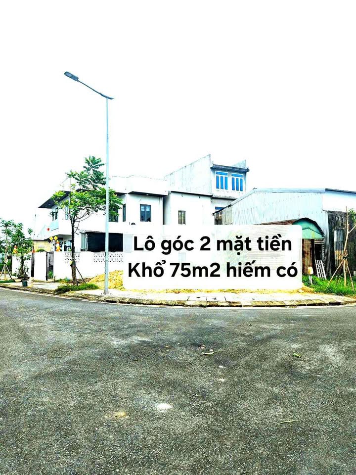 Đất Lô Góc 2 Mặt Tiền KQH Hương Sơ - TP Huế 75m² giá 1 tỷ - Cơ hội đầu tư hiếm có!