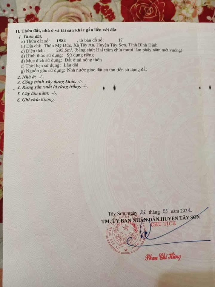 Đất nền Tây An, Tây Sơn 295m² giá 400 triệu - Cơ hội đầu tư hấp dẫn!