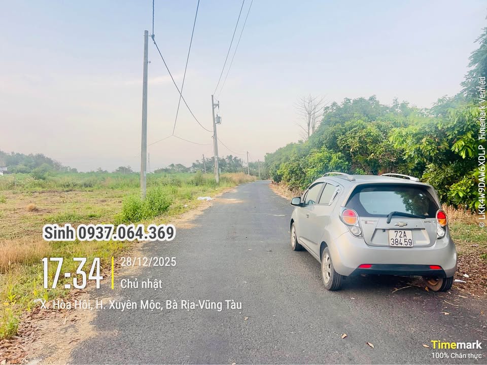 Đất nền Hòa Hội, Xuyên Mộc 540m² giá 1.15 tỷ - Cơ hội đầu tư sinh lời!