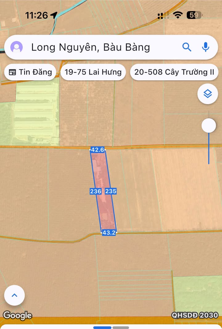 Đất nền Bàu Bàng, Long Nguyên 1ha giá thỏa thuận - Tiềm năng đầu tư lớn!
