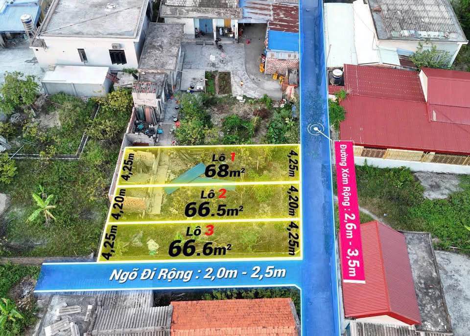 Đất nền góc đẹp Quảng Thanh An Dương 66.6m² giá 700 triệu - Sổ hồng chính chủ