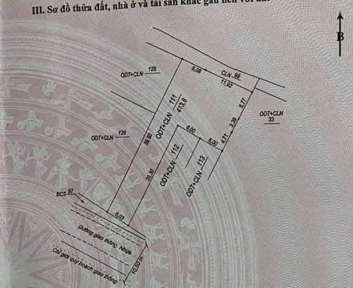 Đất nền Nam Lý, Đồng Hới 413.8m² - Mặt tiền đường Cao Văn Lầu, cơ hội kinh doanh tuyệt vời!