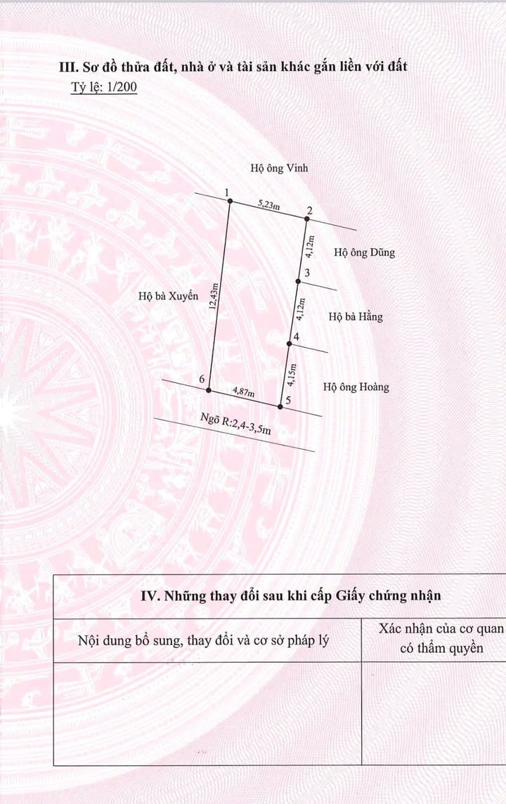 Đất thổ cư Thôn Sú, Thiên Hương 62.4m² giá thỏa thuận - Đường ô tô vào tận nơi!