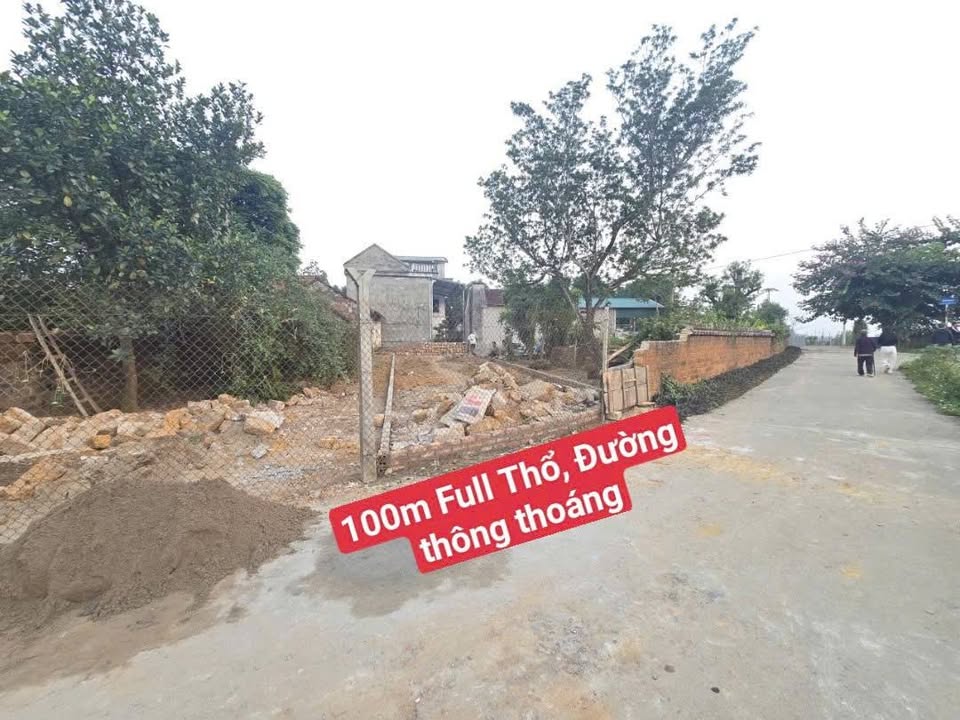 Đất thổ cư Hạ Bằng, Thạch Thất 100m² - Giá tốt, đầu tư hợp lý!