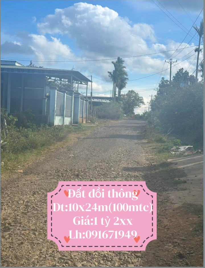 Đất nền mặt sau Tô Hiệu, Pleiku 240m² giá 1.2 tỷ - Cơ hội đầu tư tuyệt vời!