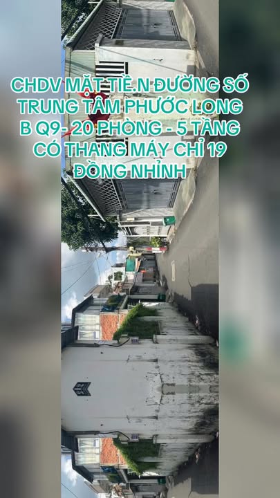 Căn hộ dịch vụ mặt tiền đường Số Phước Long B Quận 9 131.9m² giá chỉ từ 4.3 triệu