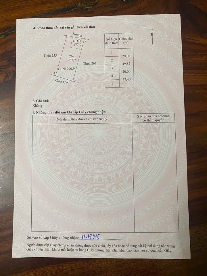 Đất đẹp 960m² tại Phường Tây Hoa Lư, Ninh Bình - Phù hợp xây dựng khu nghỉ dưỡng