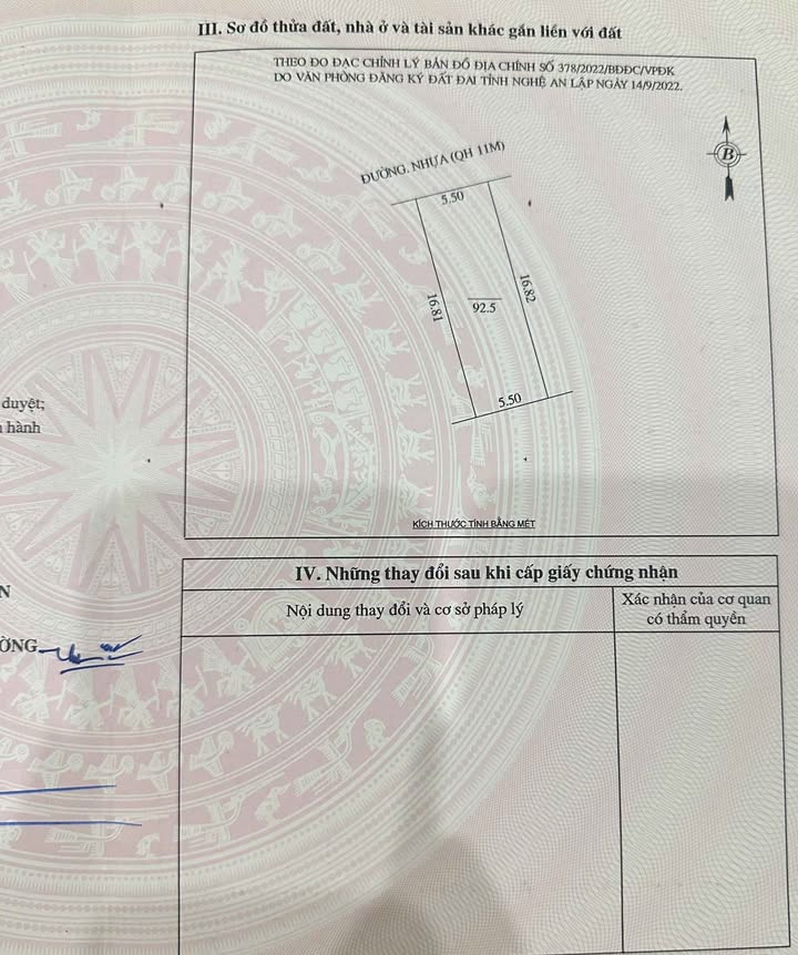 Đất nền Vinh Hưng 92,5m² giá 2,1 tỷ - Khu đô thị quy hoạch đồng bộ!