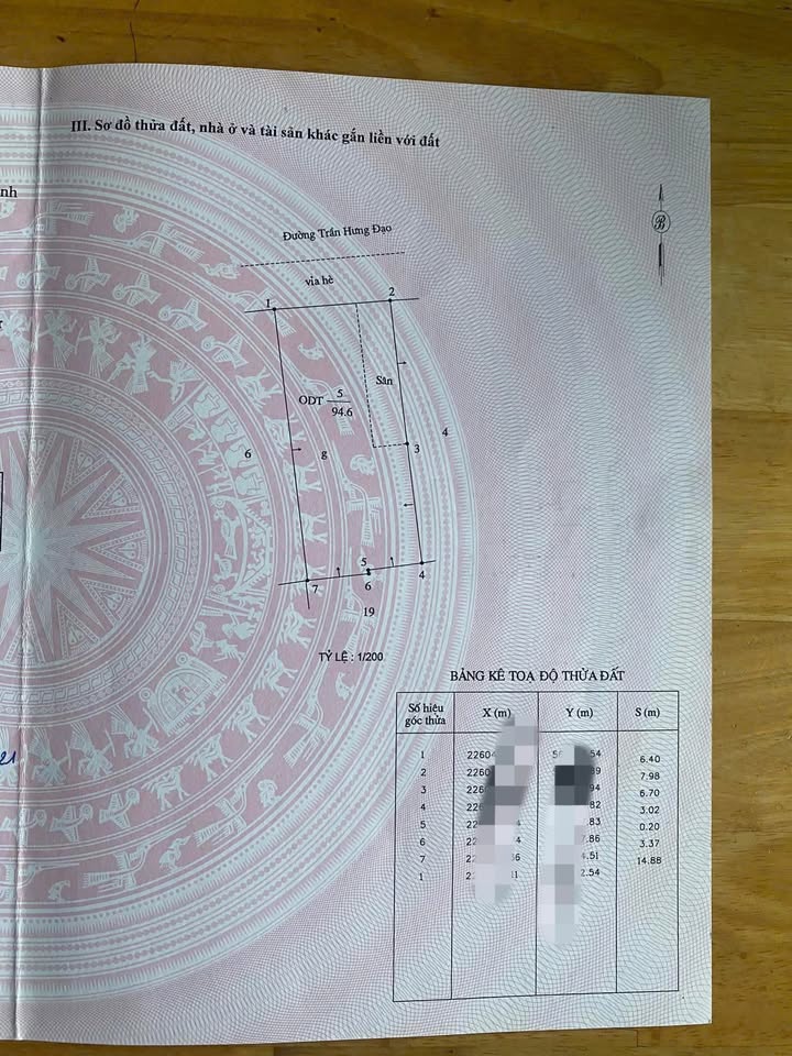 FrontHouse mặt đường Trần Hưng Đạo, 94.6m² giá 1 tỷ - Cơ hội đầu tư tuyệt vời!