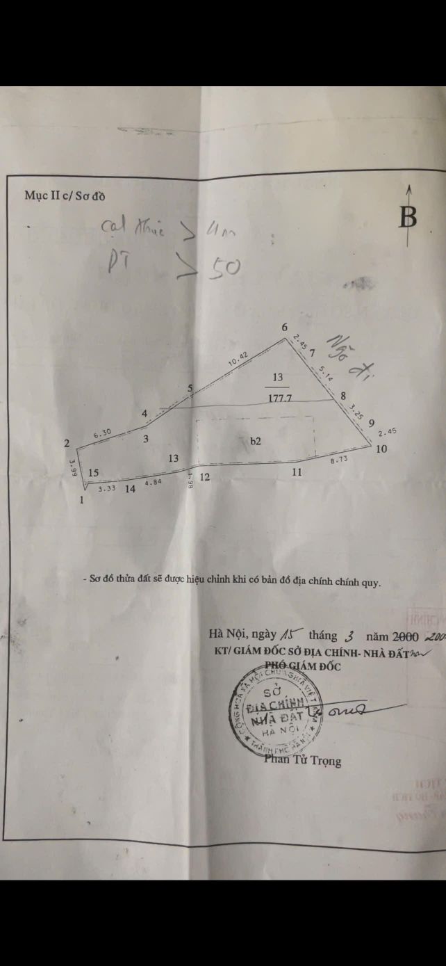 Đất mặt phố Hoàng Mai 177m² giá 42.609 tỷ - Cơ hội đầu tư tuyệt vời!