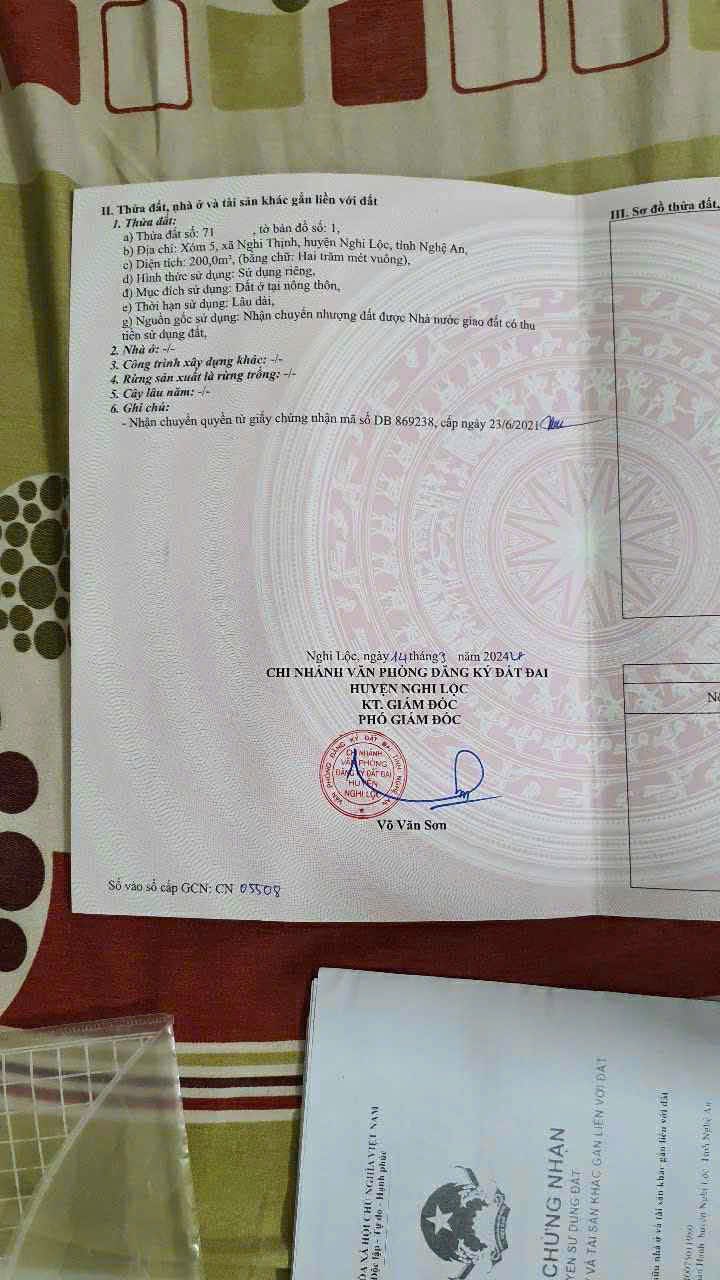 Đất nền Đông Lộc Nghi Lộc 200m² giá thỏa thuận - Cơ hội đầu tư tốt!