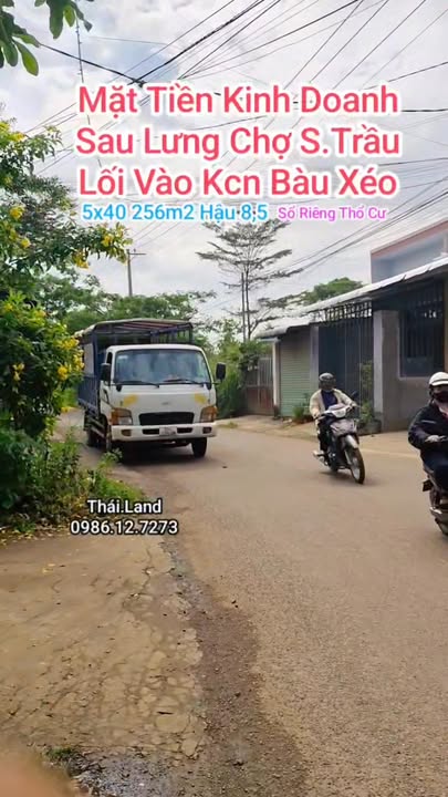 Đất nền mặt tiền đường 16, xã Sông Trầu, 256m² - Kinh doanh tốt, giá chỉ 1.6 tỷ!