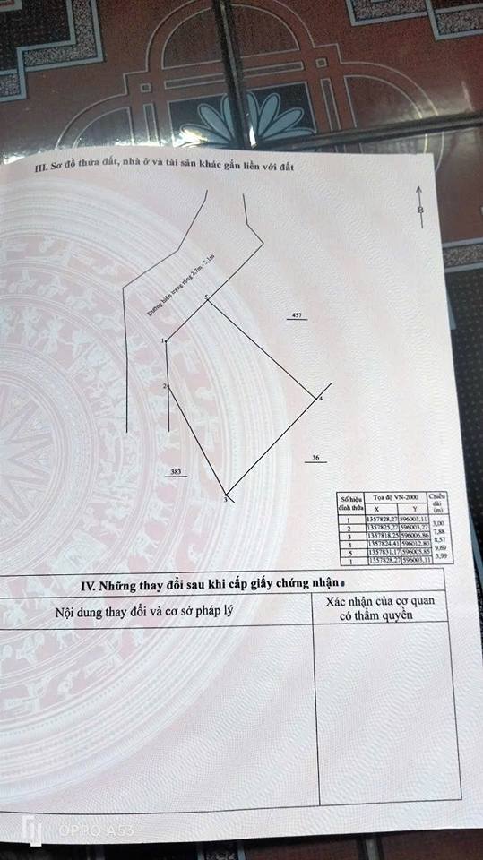 Đất thổ cư Thôn Tây, Vĩnh Phương, Nha Trang 65.5m² giá 920 triệu - Lô góc phong thủy tuyệt vời!