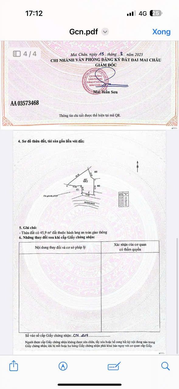 Đất mặt đường nhựa tại Mai Châu, Hòa Bình 454m² - Cơ hội đầu tư hấp dẫn!