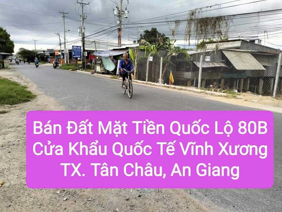 Đất mặt tiền QL80B, xã Vĩnh Xương, 2167m² giá 5.7 tỷ - Cơ hội đầu tư hấp dẫn!