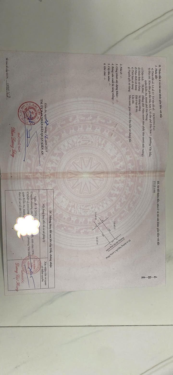 Đất đấu giá Đẩu Sơn 1, Kiến An 58,8m² giá 1,8 tỷ - Đầu tư sinh lời ngay!