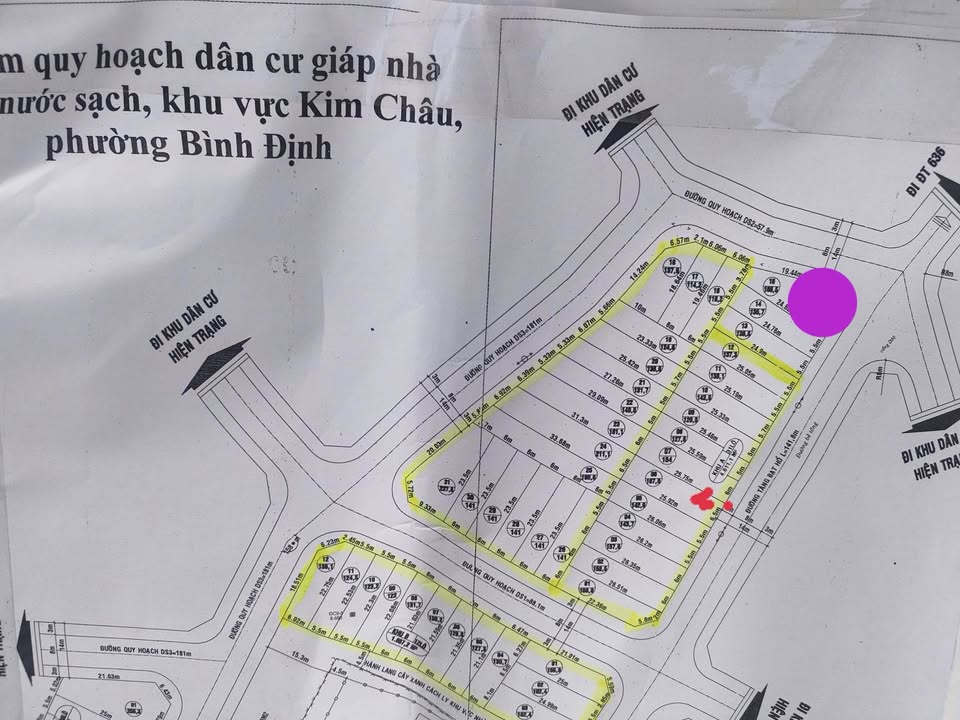 Đất nền Kim Châu, An Nhơn 114m² giá chỉ 700 triệu - Cơ hội đầu tư tuyệt vời!