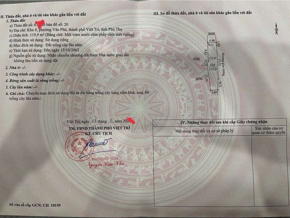 Đất nền 24m² tại Phường Vân Phú, Việt Trì chỉ 660 triệu - Cơ hội đầu tư sinh lời!