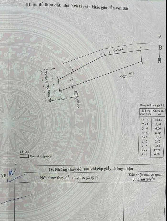 Đất mặt đường Nguyễn Văn Cừ, Hoài Hảo 282m² giá 1.1 tỷ - Lô góc thoáng mát!