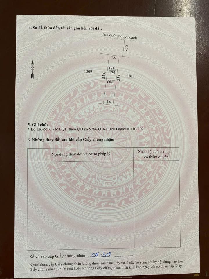 Đất nền Quảng Nhân, Quảng Xương 125m² - Gần vành đai 3, sổ đỏ chính chủ!