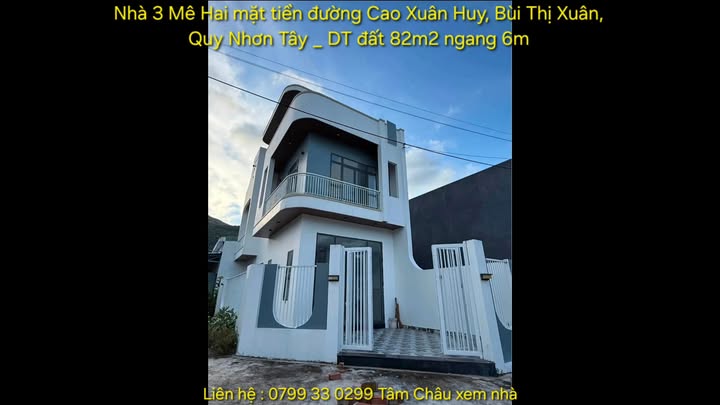 Nhà mặt tiền góc đường Cao Xuân Huy, phường Bùi Thị Xuân, 85m² giá 2.55 tỷ - Không thể bỏ lỡ!