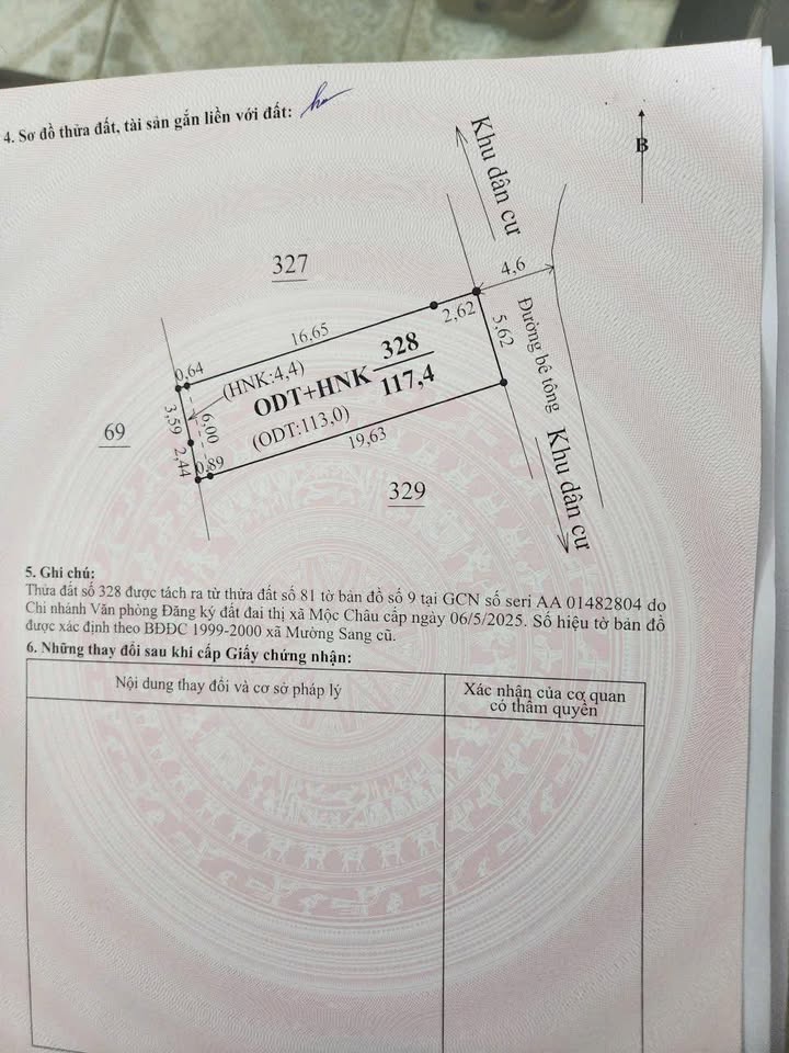 Đất nền tại phường Mộc Châu 112m² giá 1.53 tỷ - Cơ hội đầu tư tuyệt vời!