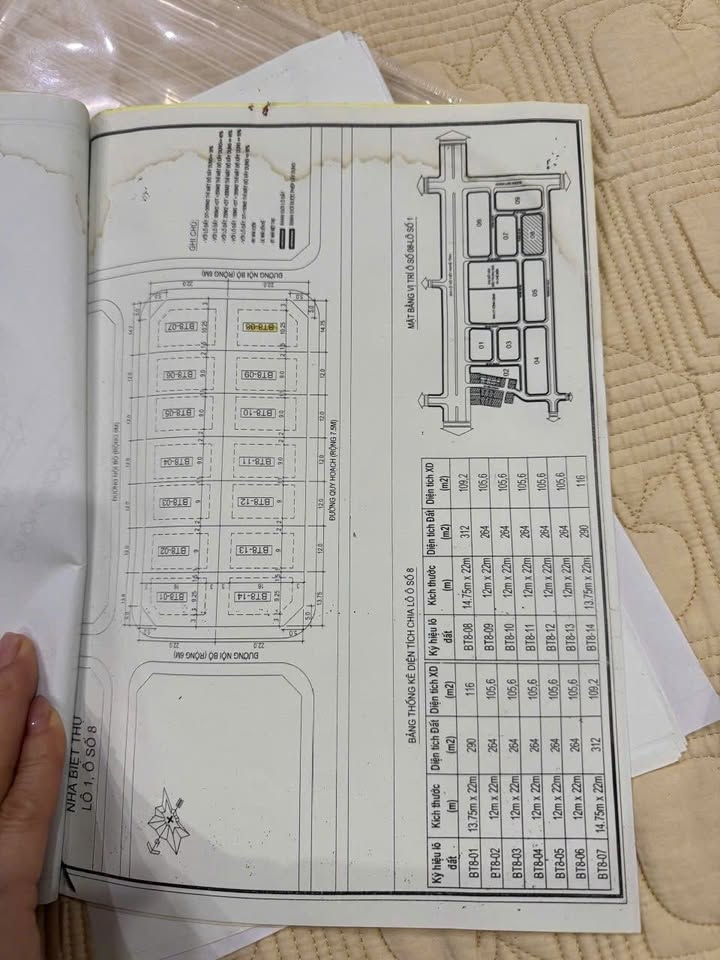 Đất Biệt Thự Dự Án Vinaconex Vinh Phú 325.38m² - Sổ đỏ chính chủ, giá tốt!