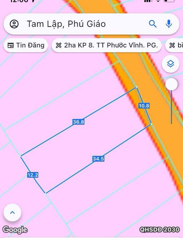 Đất nền Tam Lập Phú Giáo 396m² giá 2 tỷ - Chính chủ cần bán gấp!