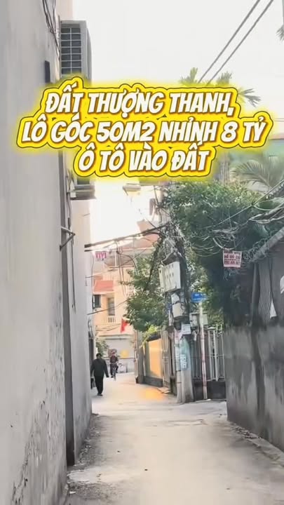 Lô đất lô góc 94 Thượng Thanh, Việt Hưng 50m² giá 8 tỷ - Ô tô vào tận nơi!