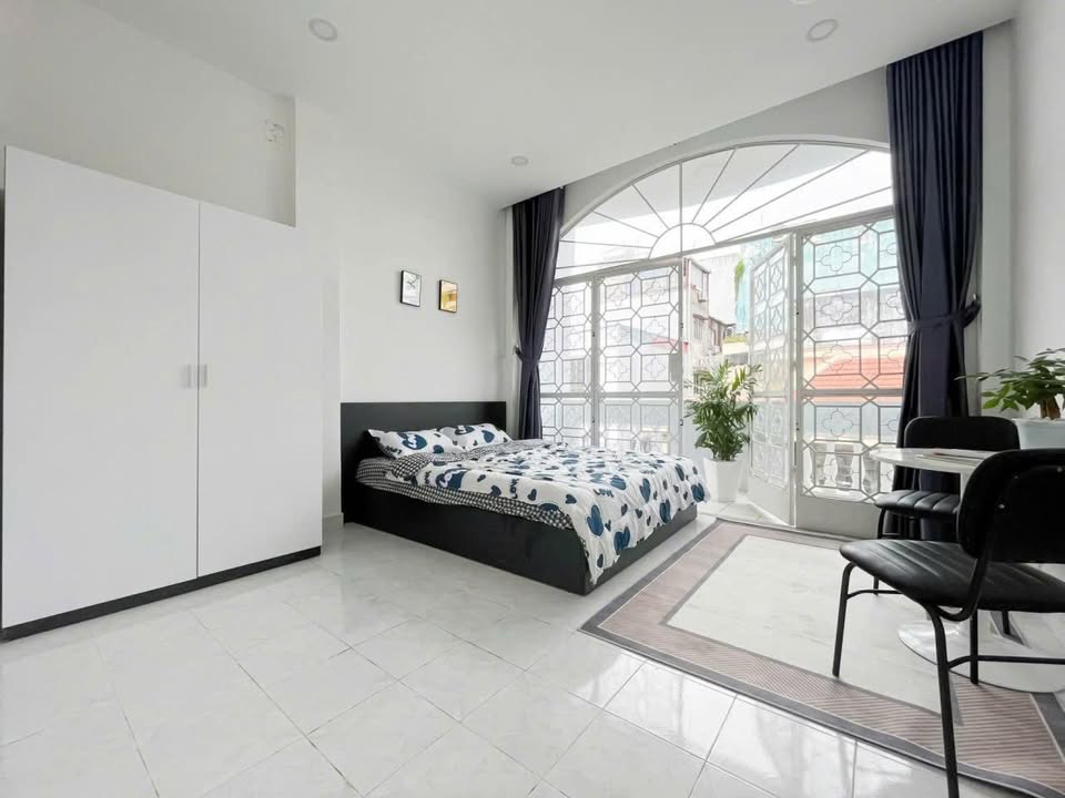 Căn hộ 1 phòng ngủ Nguyễn Cửu Vân 42m² giá thỏa thuận - Ban công thoáng mát!