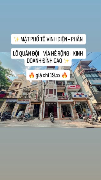 Nhà mặt phố Tô Vĩnh Diện, Thanh Xuân 49m² giá chỉ 19.xx - Kinh doanh sầm uất!