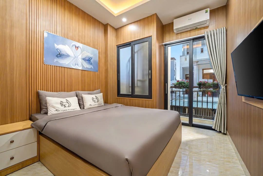 Căn hộ 1 phòng ngủ cho thuê tại Mỹ An 13.5 triệu - Thiết kế hiện đại, sẵn sàng vào ở!