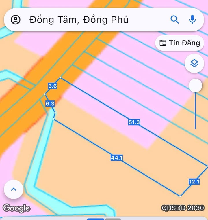 Đất nền 575m² tại Đồng Tiến, Đồng Phú - Giá chỉ 390 triệu - Sổ hồng riêng