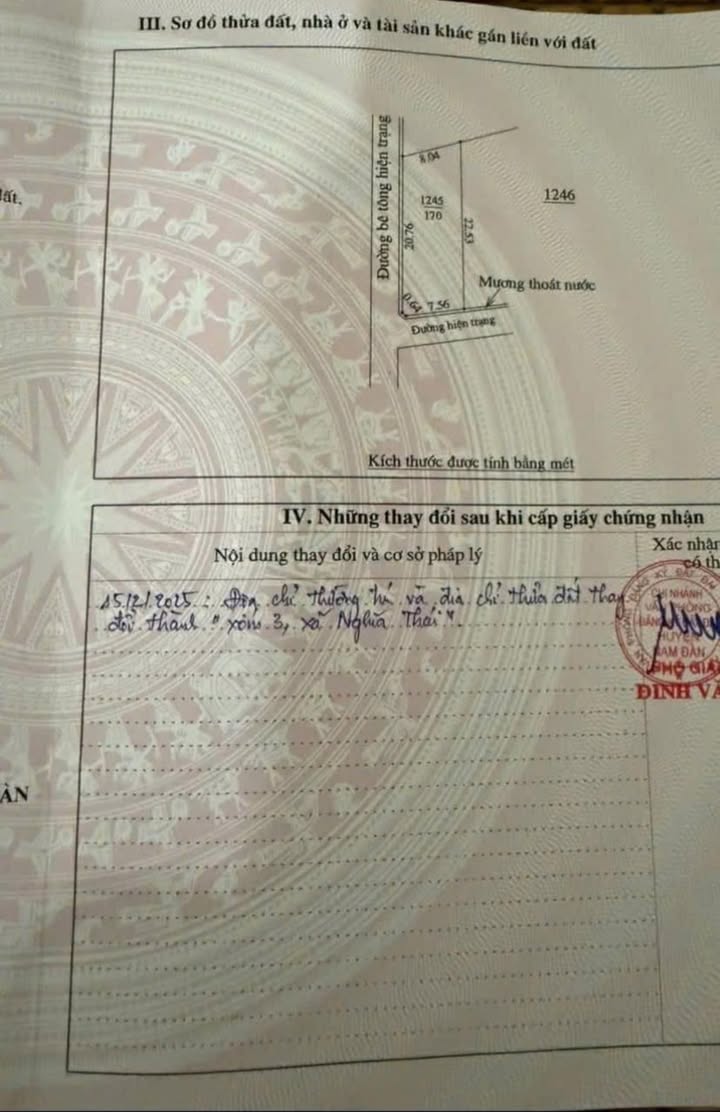 Đất thổ cư Nam Nghĩa 170m² giá chỉ 1 tỷ - Cơ hội đầu tư tuyệt vời!