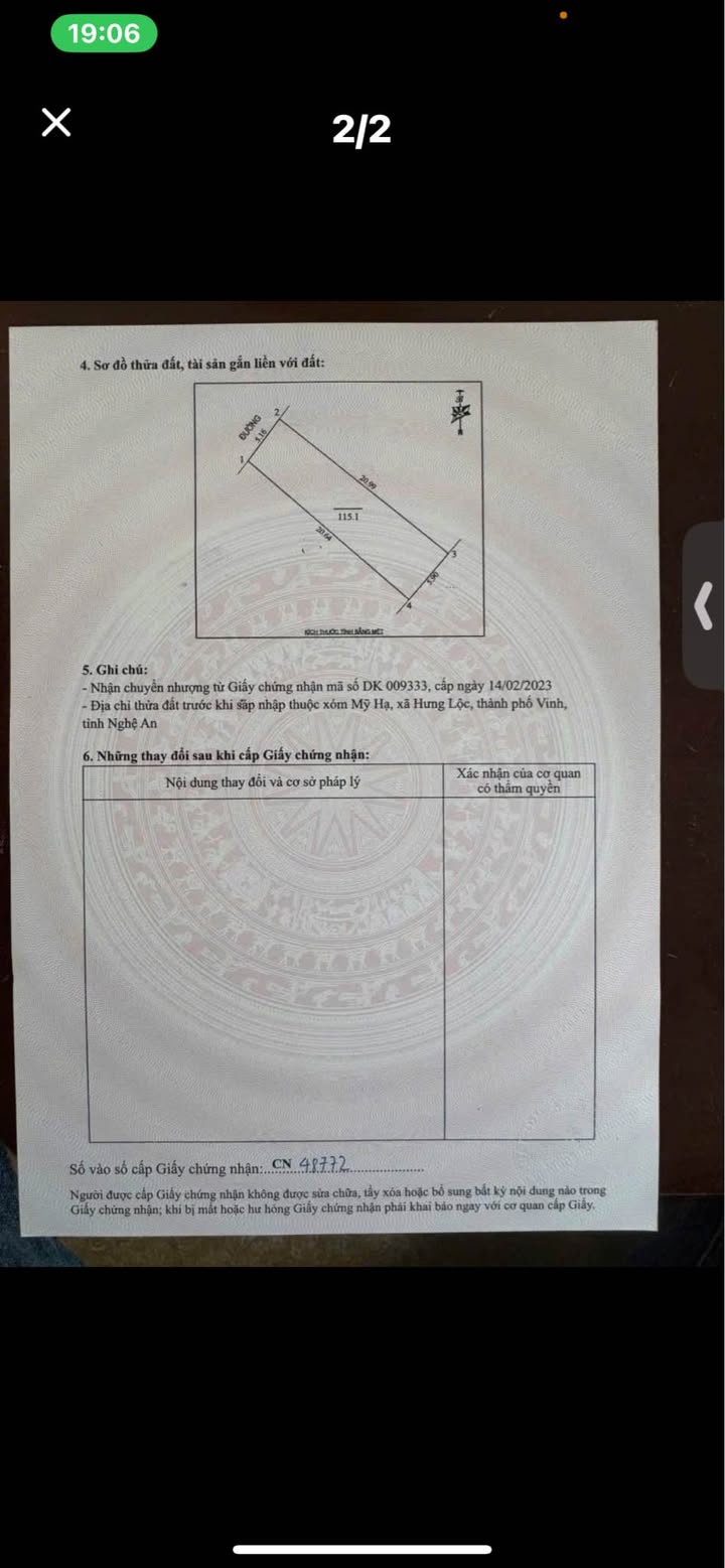 Đất nền Hưng Lộc Vinh 115.1m² giá 3.6 tỷ - Đầu tư tiềm năng ngay trung tâm!